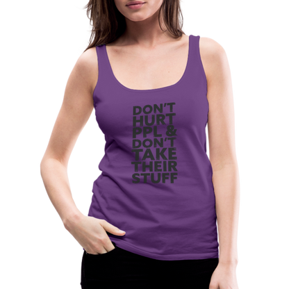 Don't Hurt People | Women's Tank - purple