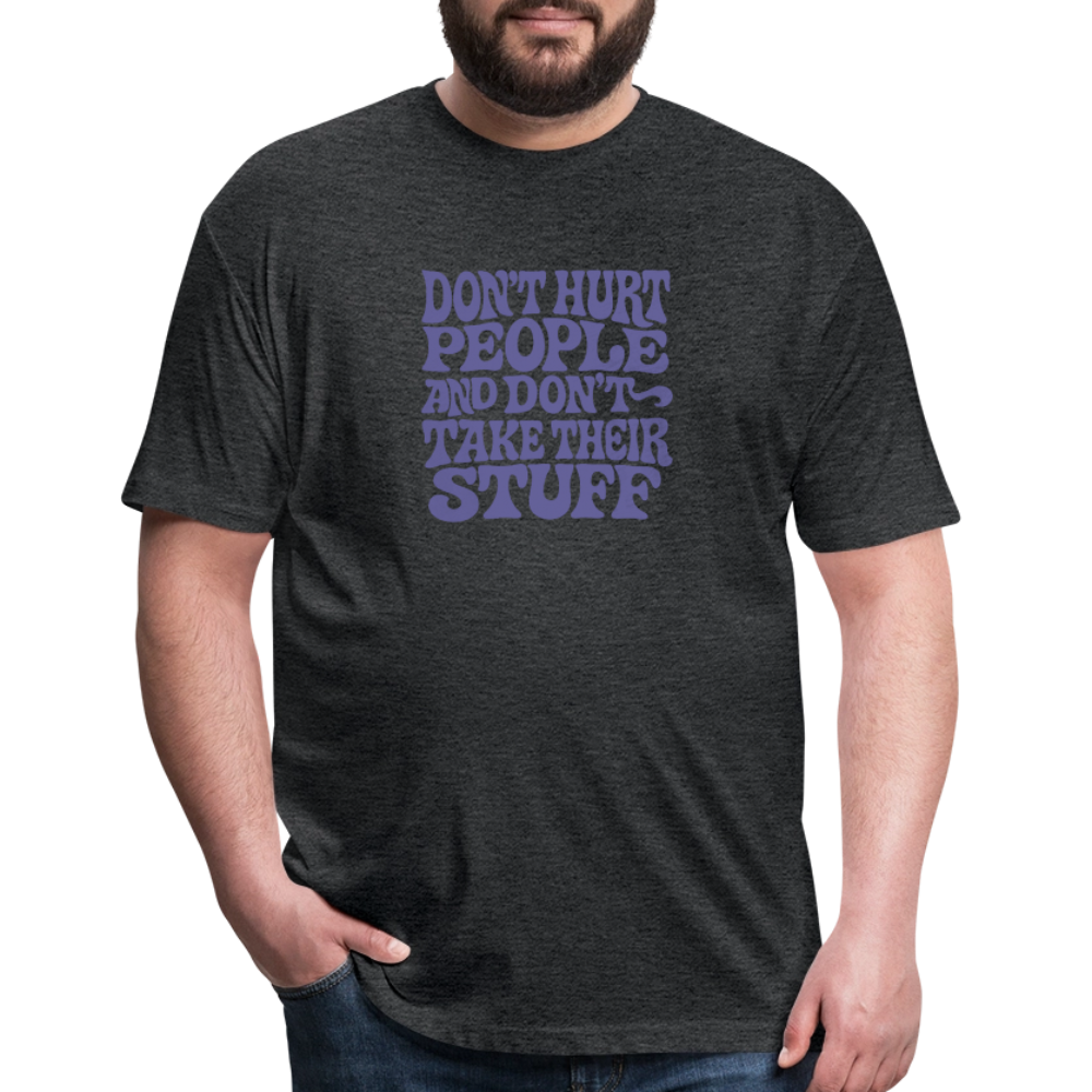 Don't Hurt People | Retro | Men's Tee - heather black