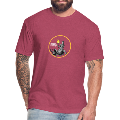 Lady Liberty | Men's Tee - heather burgundy