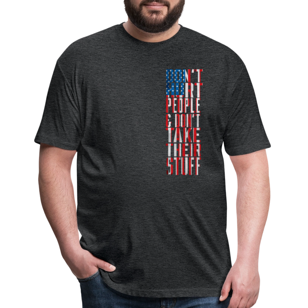 Don't Hurt People | Flag | Men's Tee - heather black
