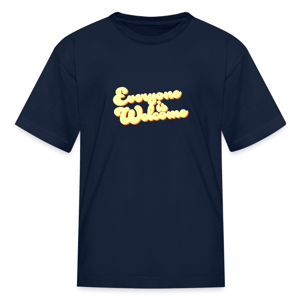 Everyone is Welcome | Youth Tee - navy