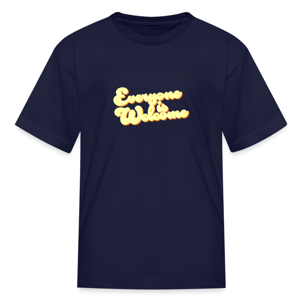 Everyone is Welcome | Youth Tee - navy