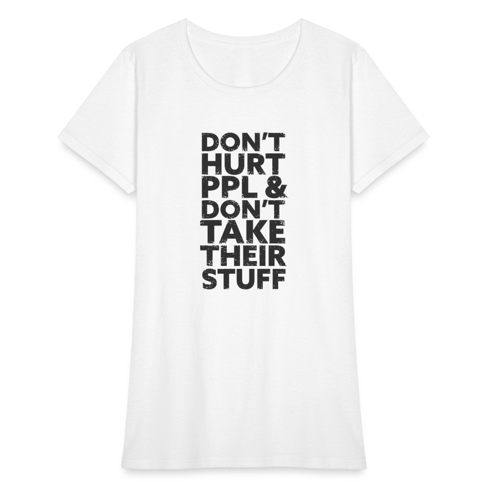 Don't Hurt People | Women's Tee - white