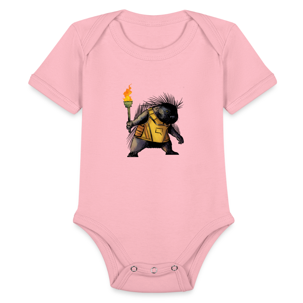 Free the Porcupine | Baby Onesie - light pink