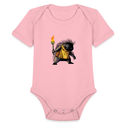 Free the Porcupine | Baby Onesie - light pink