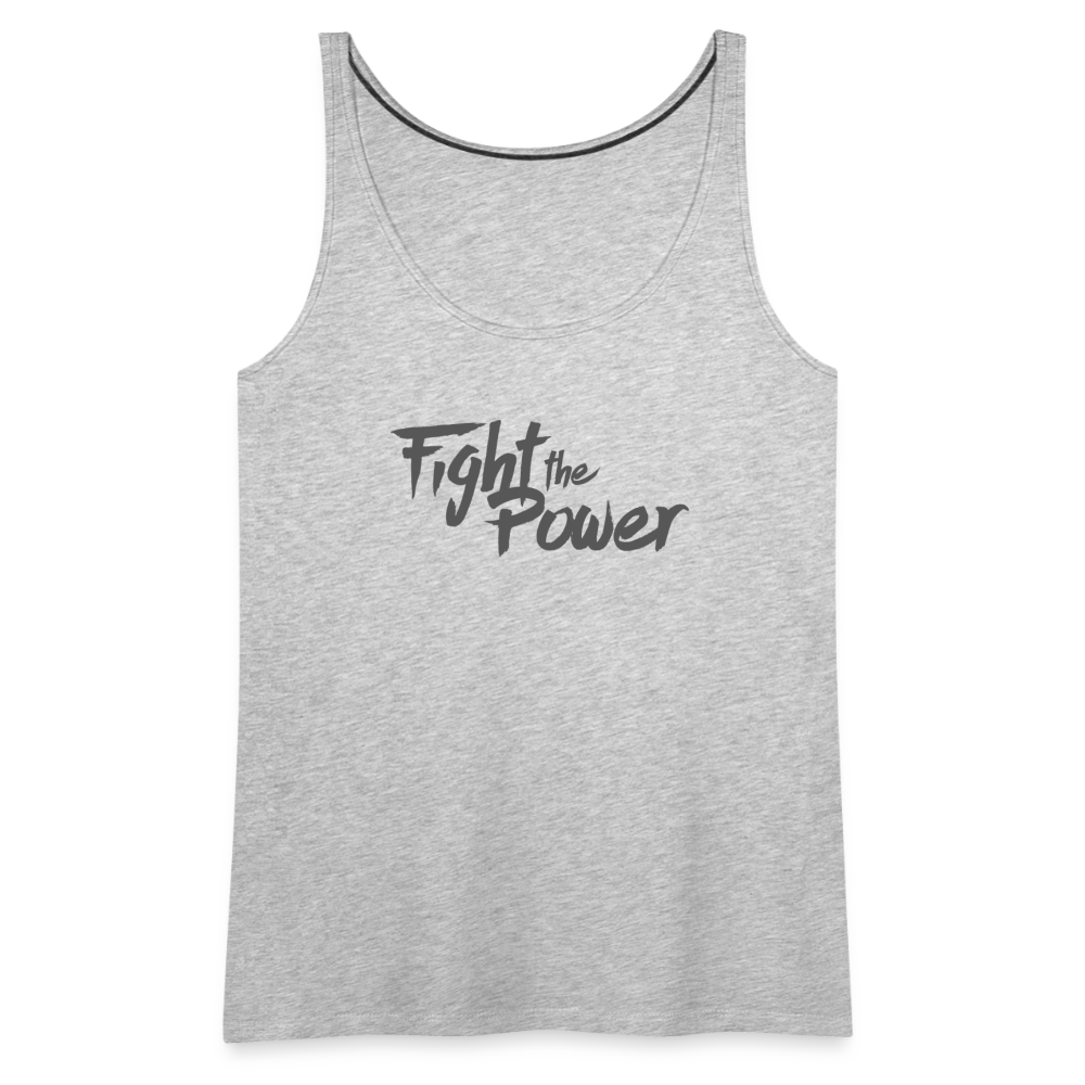 Fight the Power | Women's Tank - heather gray