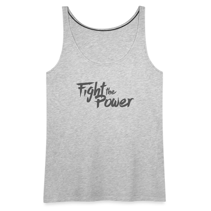 Fight the Power | Women's Tank - heather gray