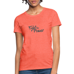 Fight the Power | Women's Tee - heather coral