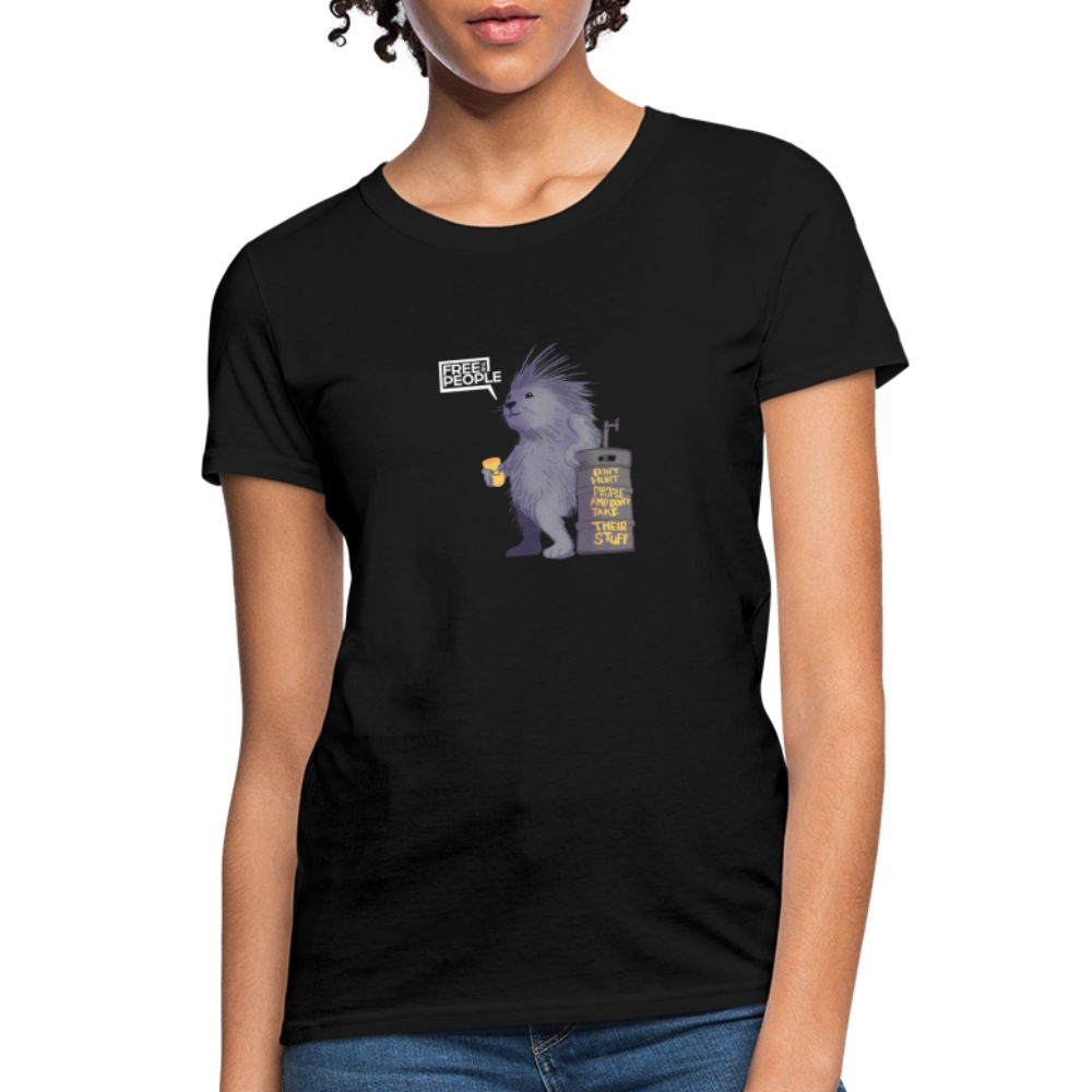 Porcupine Kegger | Women's Tee - black