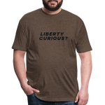 Liberty Curious? | Men's Tee - heather espresso