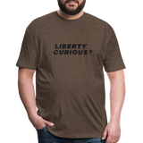 Liberty Curious? | Men's Tee - heather espresso