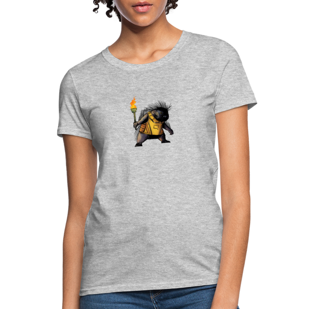 Free the Porcupine | Women's Tee - heather gray