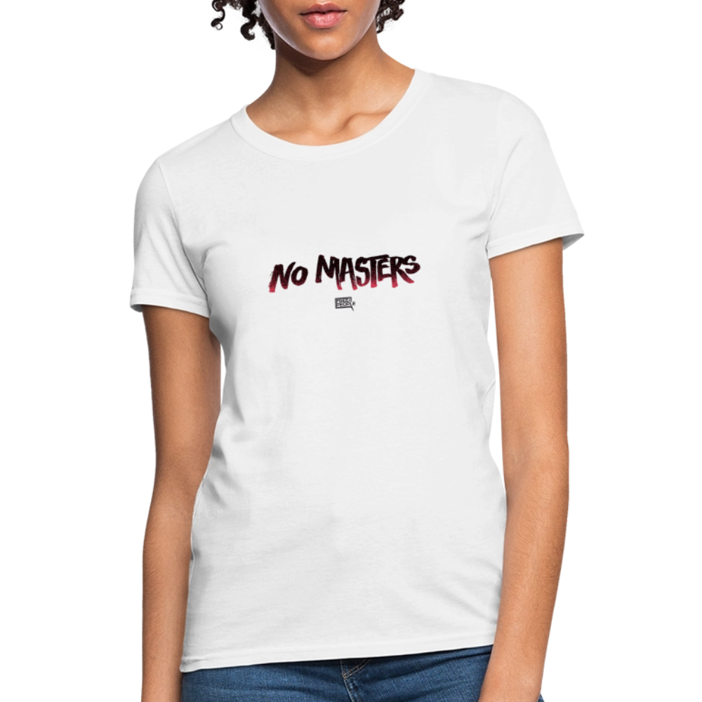 No Masters | Women's Tee - white