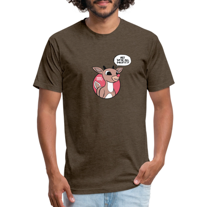 Rudolph Misfits | Men's Tee - heather espresso