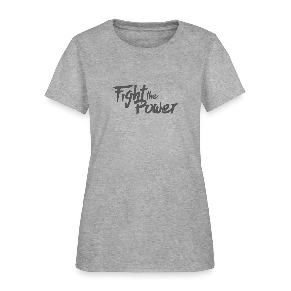 Fight the Power | Women's Tee - heather gray