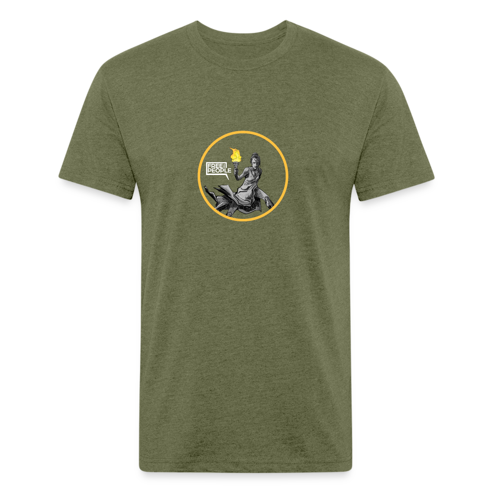 Lady Liberty | Men's Tee - heather military green