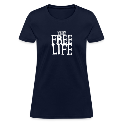 The Free Life | Women's Tee - navy