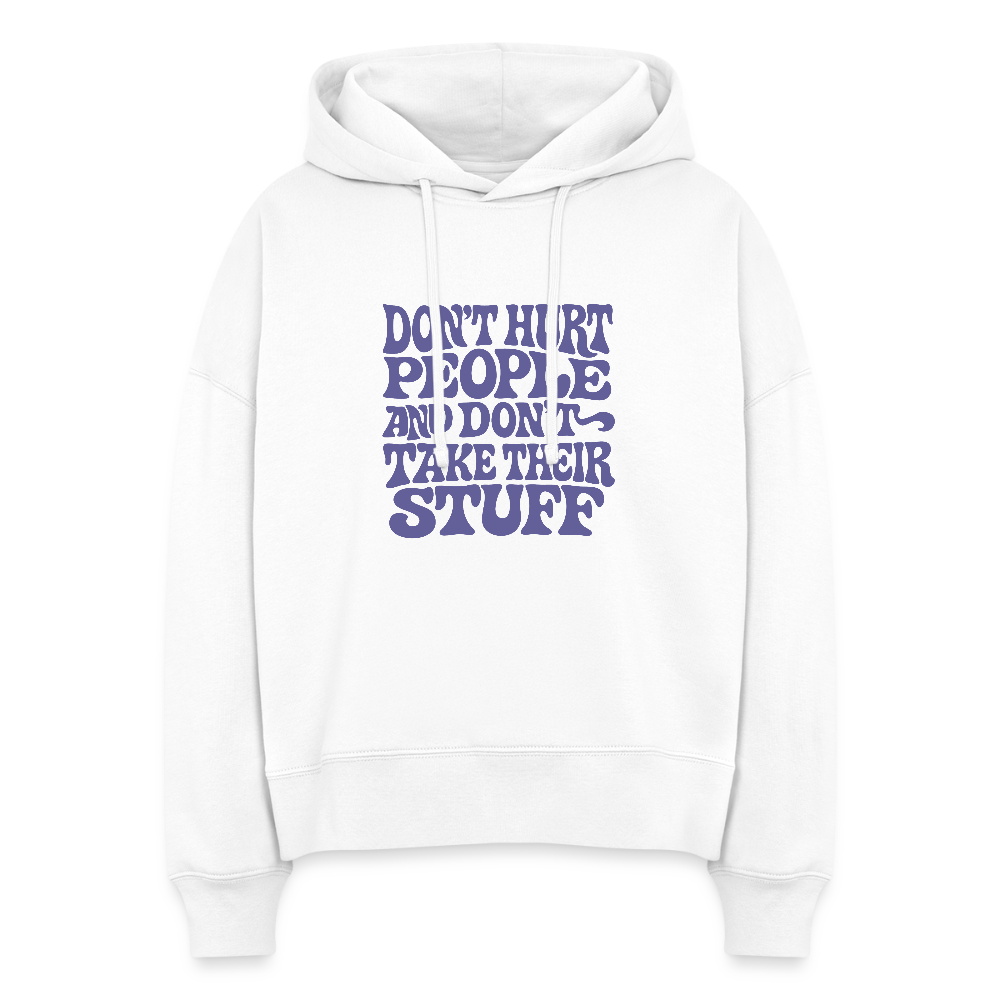Don't Hurt People | Retro | Women's Hoodie - white
