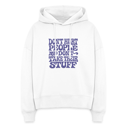 Don't Hurt People | Retro | Women's Hoodie - white