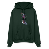 2024 Santa | Pullover Hoodie - Dark Green