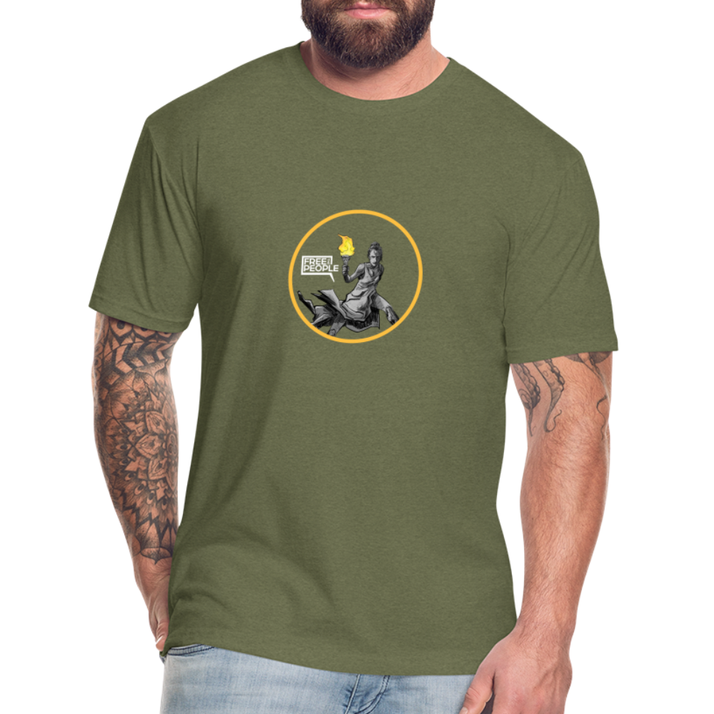 Lady Liberty | Men's Tee - heather military green