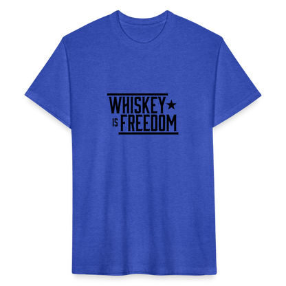 Whiskey is Freedom | Men's Tee - heather royal