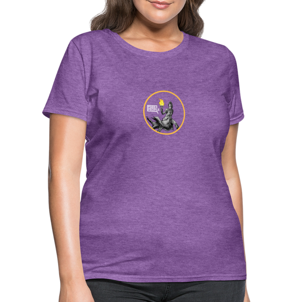 Lady Liberty | Women's Tee - purple heather