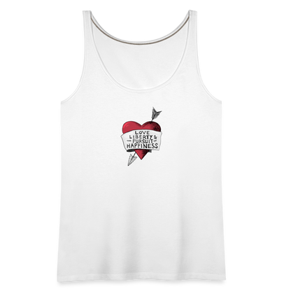 Love, Liberty | Women's Tank - white