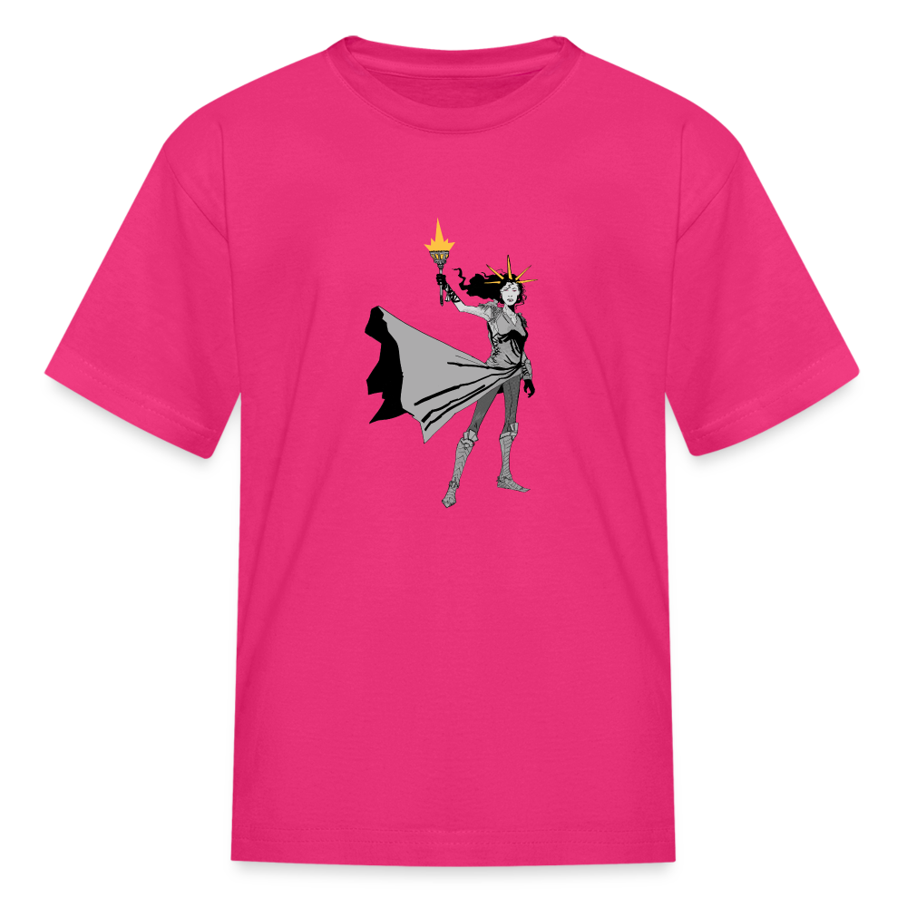 Liberty Hero | Youth Tee - fuchsia