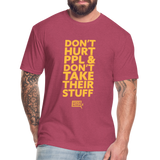 Don't Hurt People | Limited Edition | Men's Tee - heather burgundy