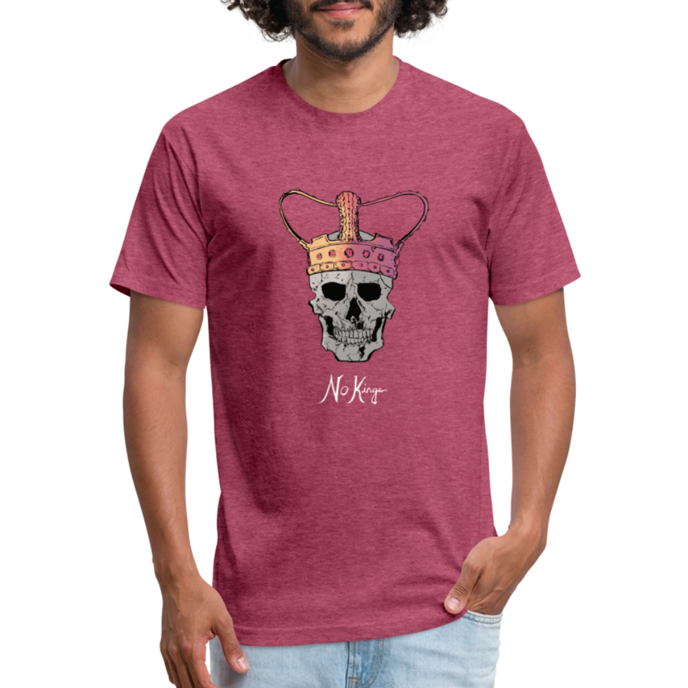 No Kings | Men's Tee - heather burgundy
