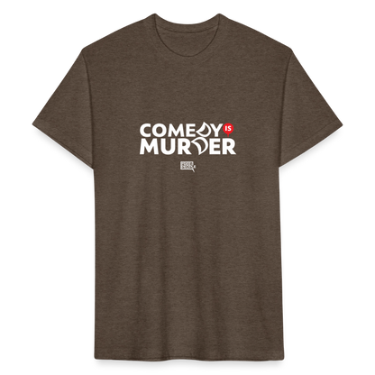 Comedy is Murder | Men's Tee - heather espresso
