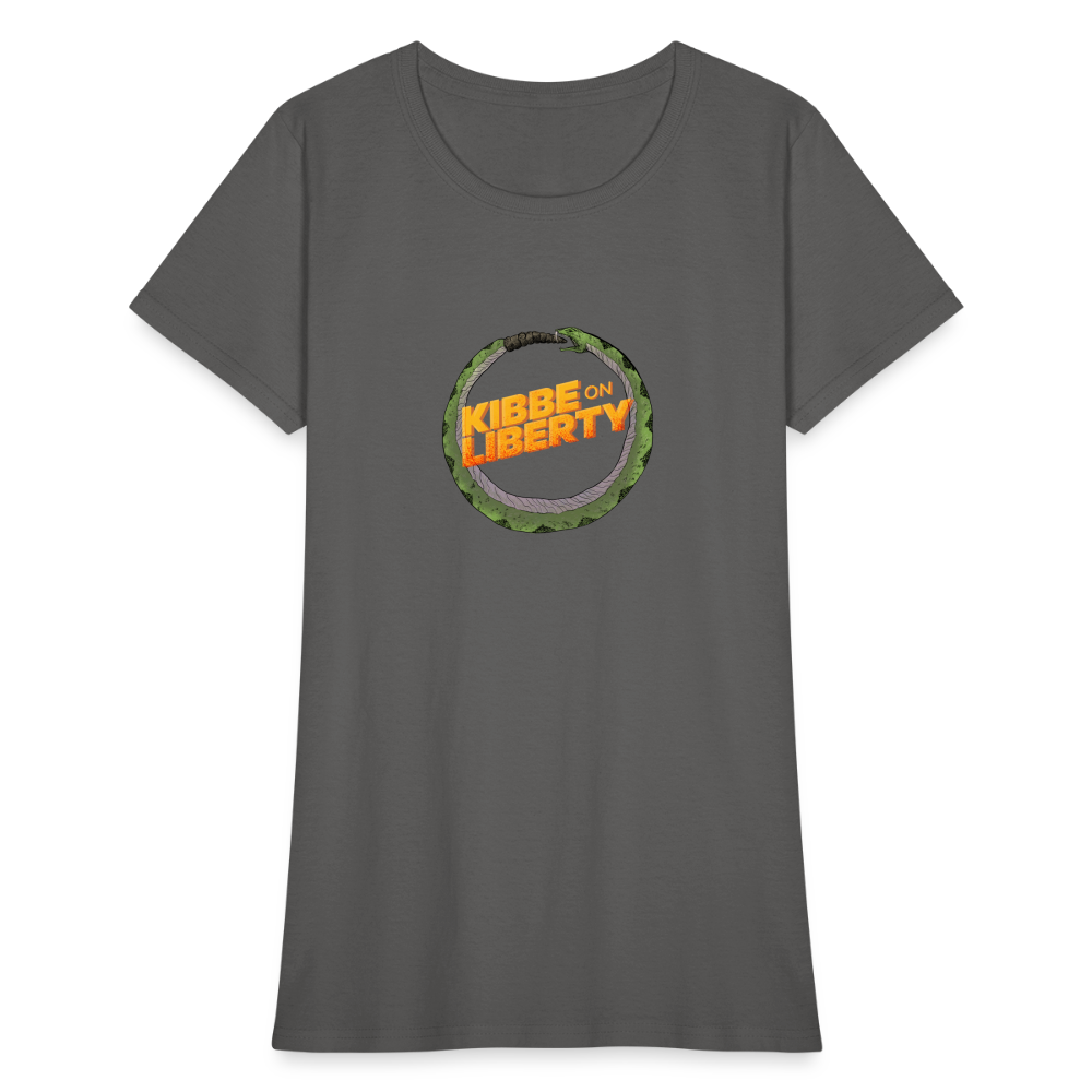 Kibbe on Liberty | Women's Tee - charcoal