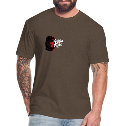 Socialism Kills | Men's Tee - heather espresso