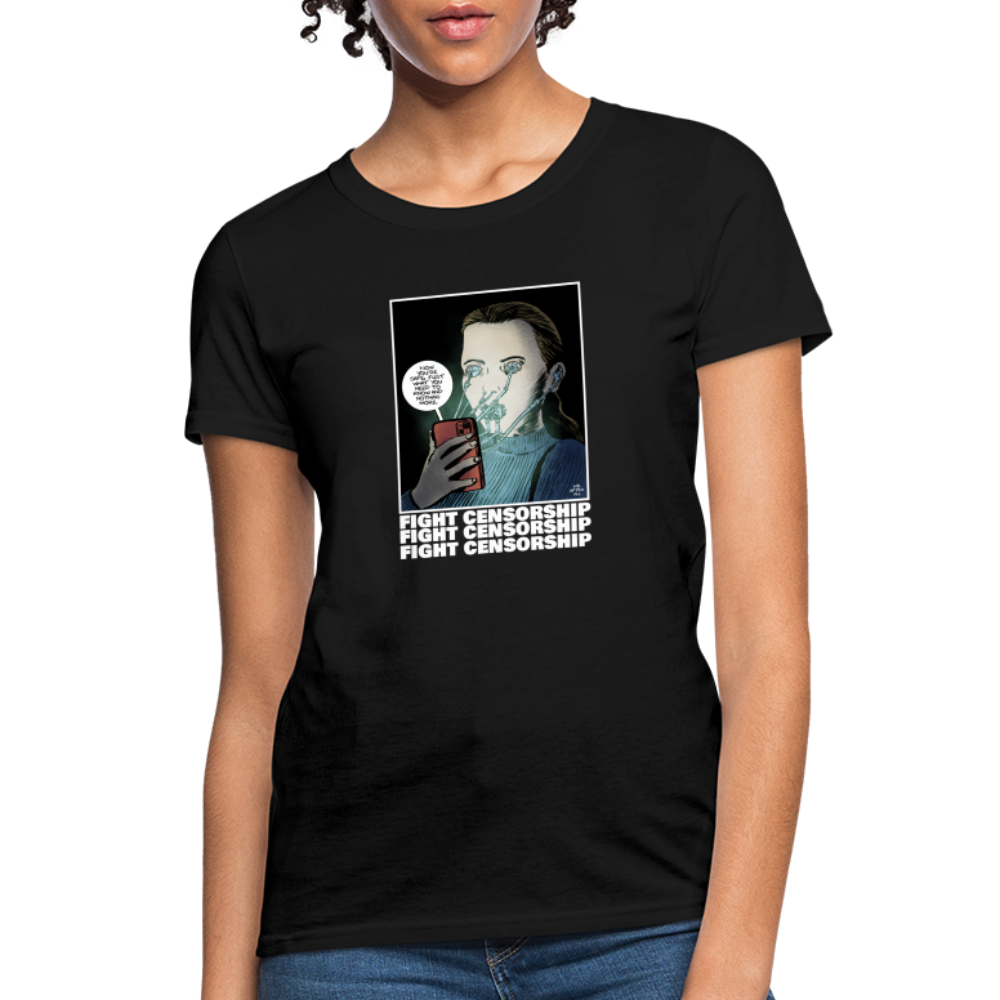 Fight Censorship | Women's Tee - black