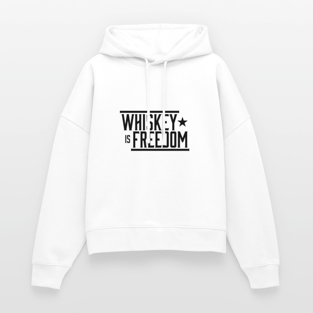 Whiskey is Freedom | Women's Hoodie - white