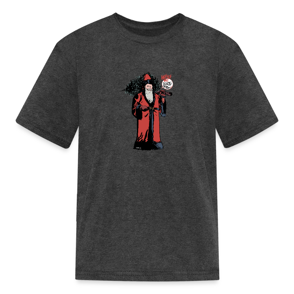 2022 Santa | Youth Tee - heather black
