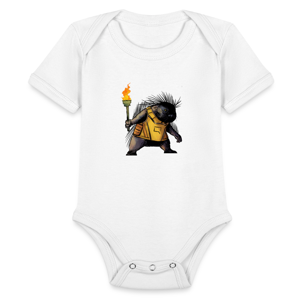 Free the Porcupine | Baby Onesie - white