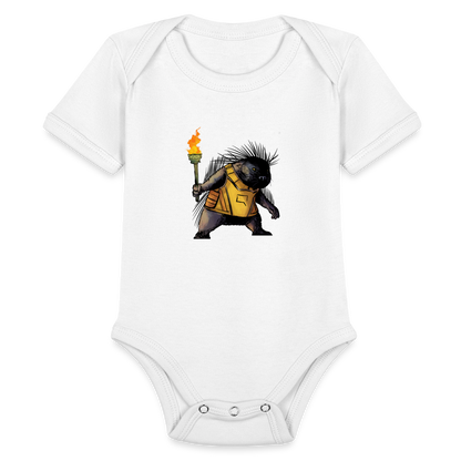 Free the Porcupine | Baby Onesie - white