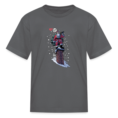 2024 Santa | Youth Tee - charcoal