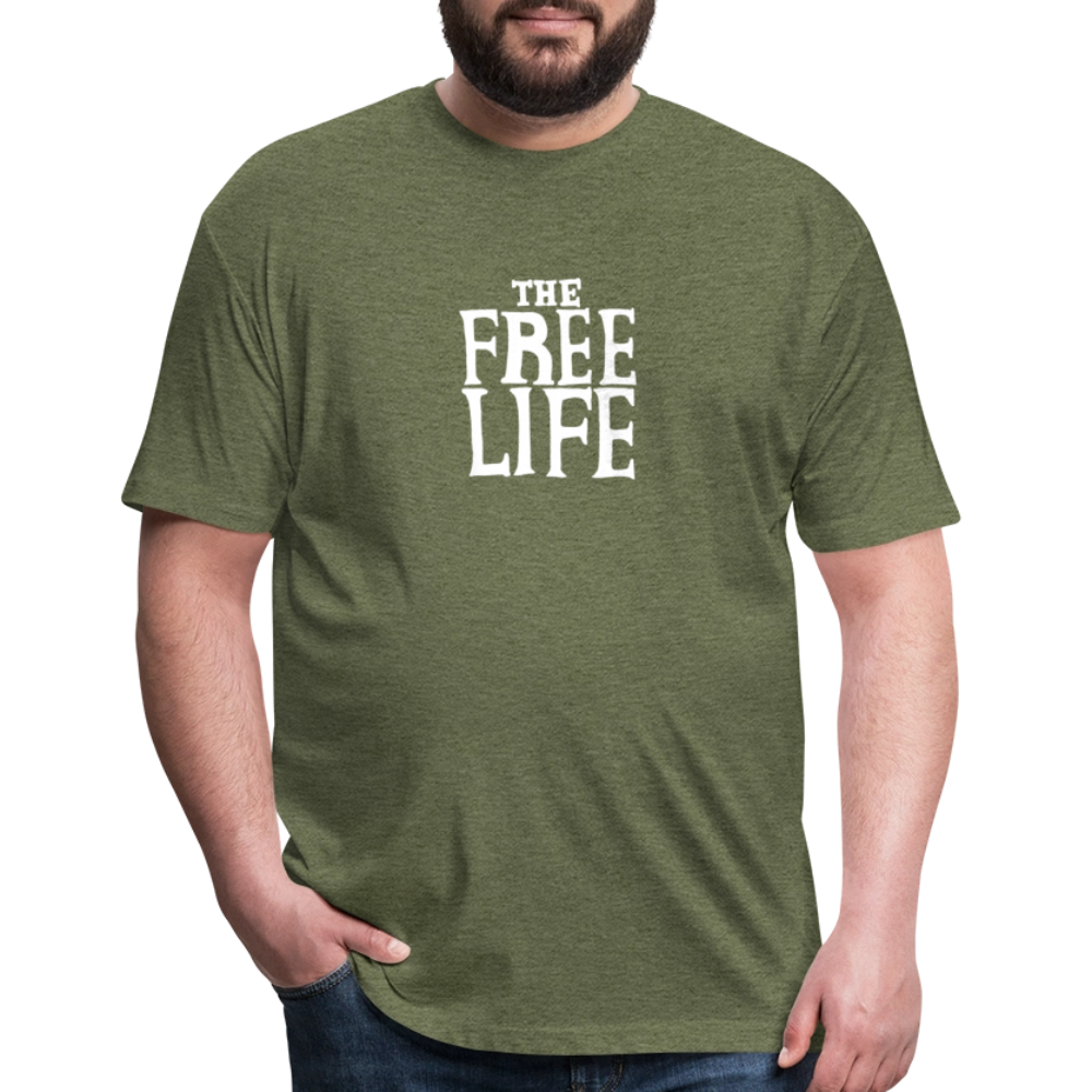 The Free Life | Men's Tee - heather military green