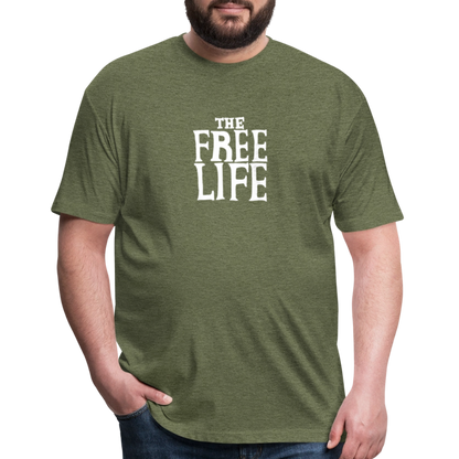 The Free Life | Men's Tee - heather military green