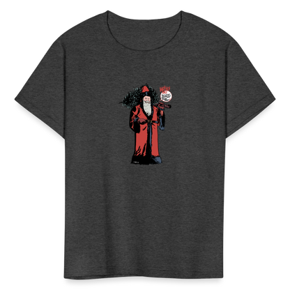 2022 Santa | Youth Tee - heather black