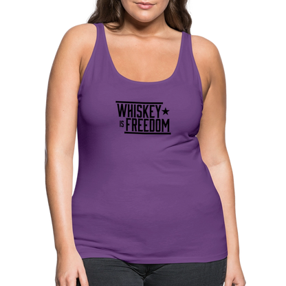 Whiskey is Freedom | Women's Tank - purple
