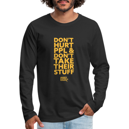 Don't Hurt People | Limited Edition | Men's Long Sleeve Tee - black