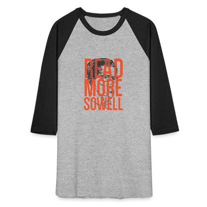 Read More Sowell | Baseball Tee - heather gray/black