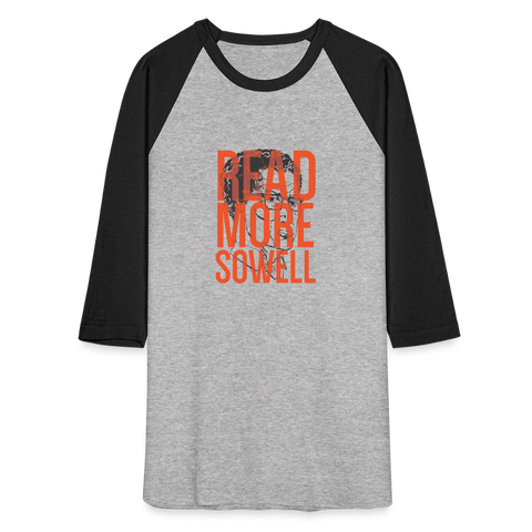 Read More Sowell | Baseball Tee - heather gray/black