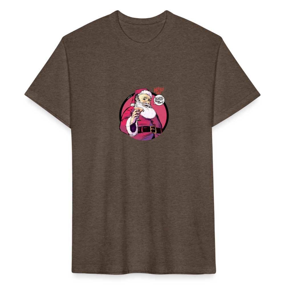 2023 Santa | Men's Tee - heather espresso
