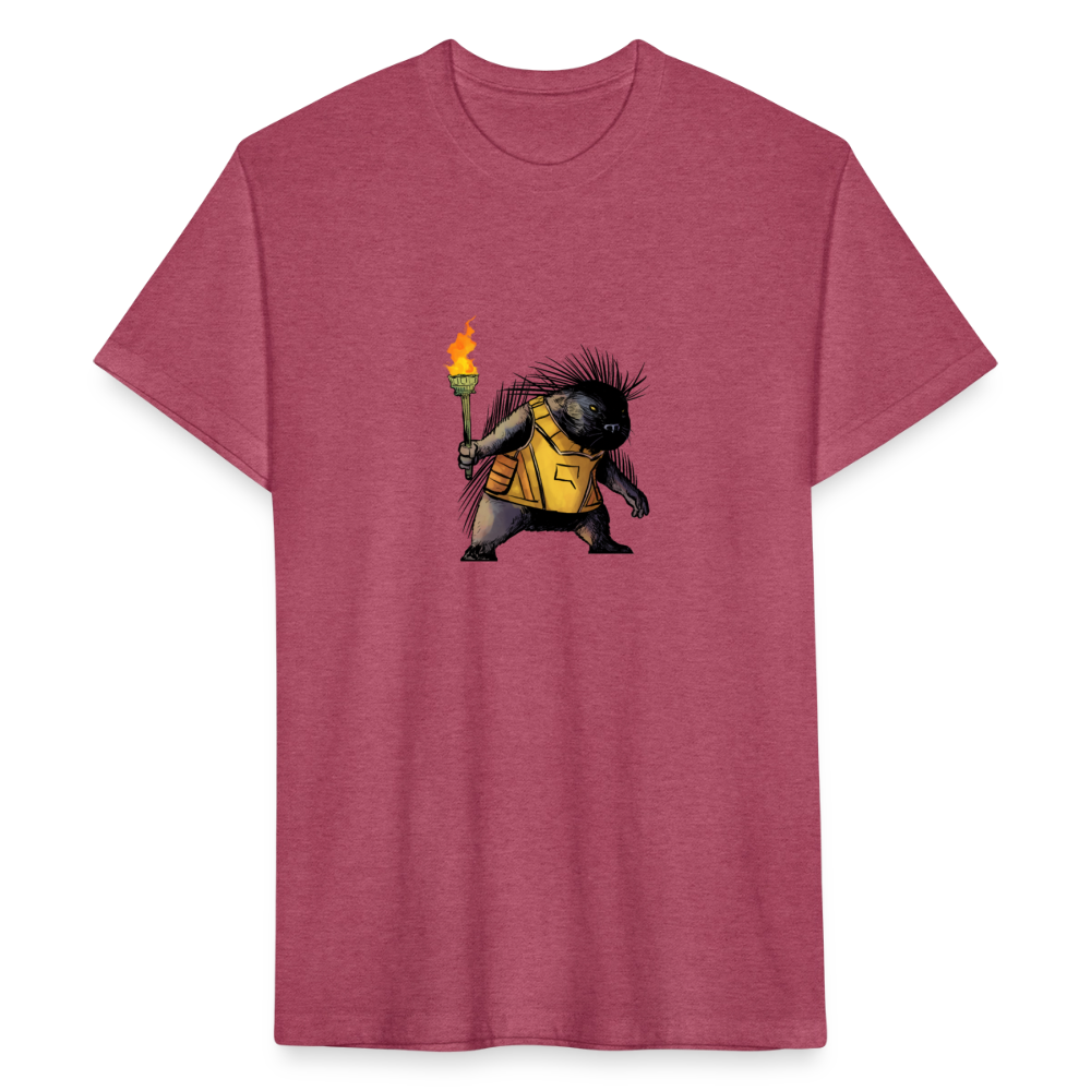 Free the Porcupine | Men's Tee - heather burgundy