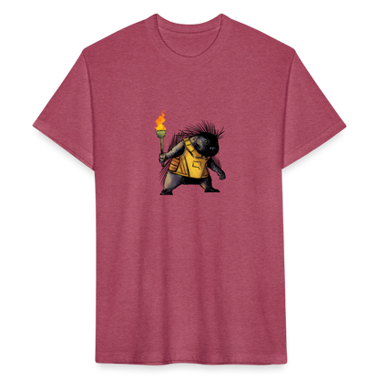 Free the Porcupine | Men's Tee - heather burgundy
